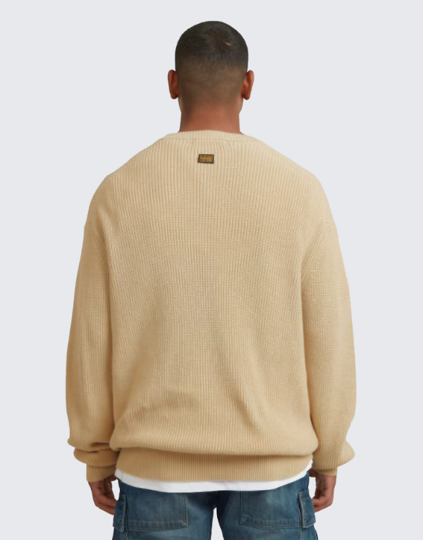 G-Star Raw Stencil Graphic Loose Fit Sweater Elephant Skin