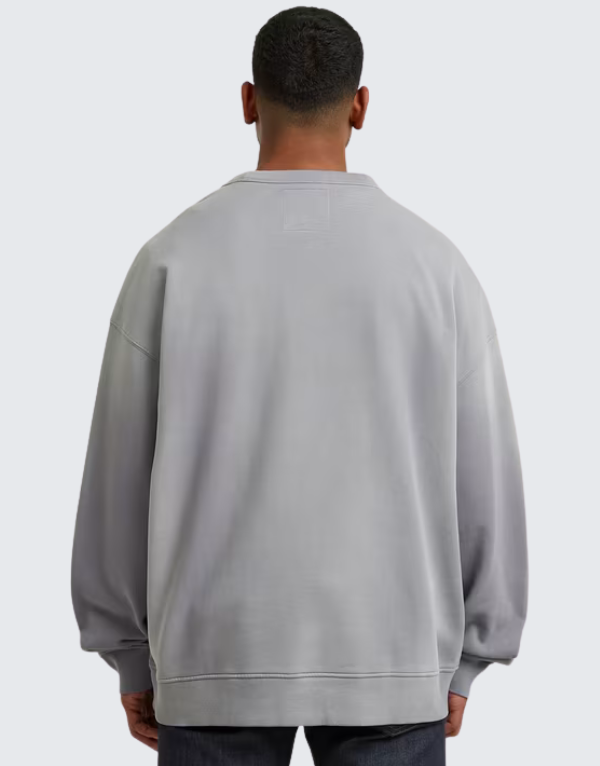 G-Star Raw Sunfaded Applique Sweater Quicksilver Men
