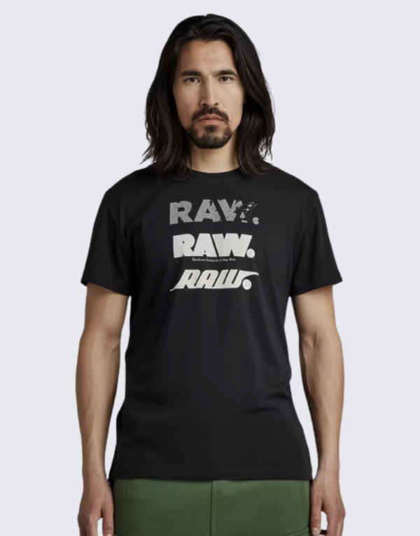 G-Star Raw Triple Short Sleeve T-Shirt Dark Black