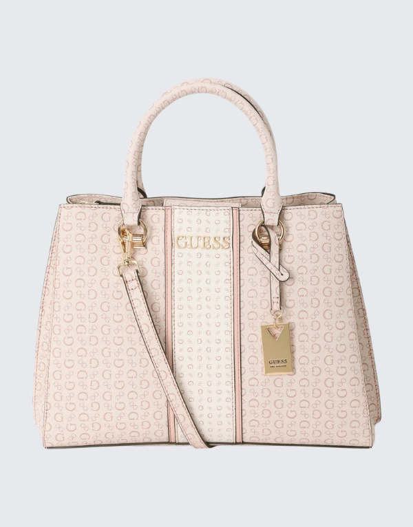 Guess Suma Satchel Bag In Rsm Color Women