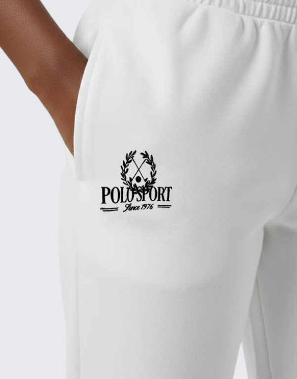 Polo Emma Sport Jogger Pants White Women