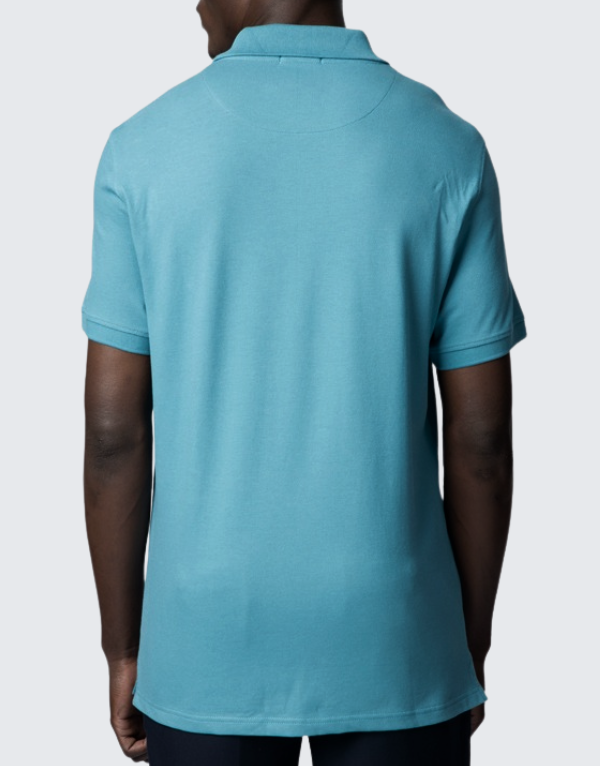 Polo Essential Short Sleeve Golfer Turquoise Men