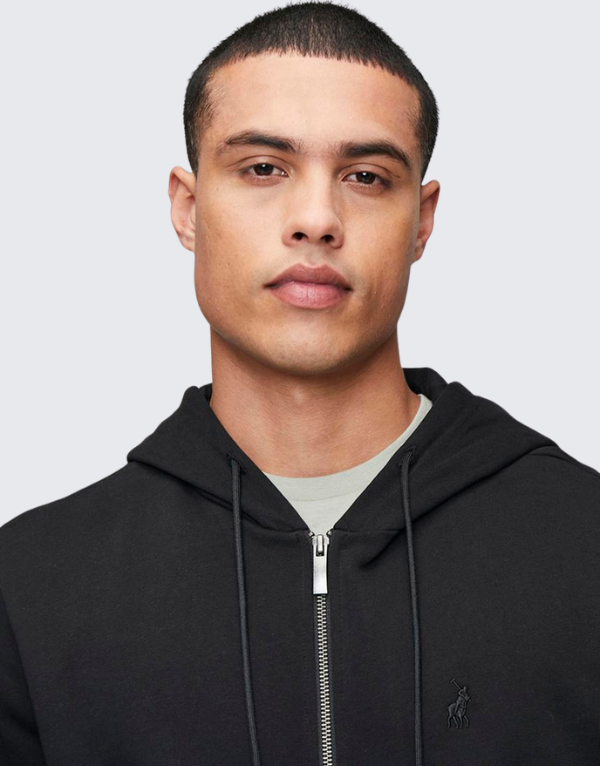 Polo Men's Essential Fleece Hoodie Black Men