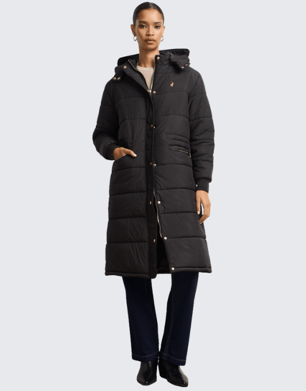 Polo Mia Puffer Jacket Black Women