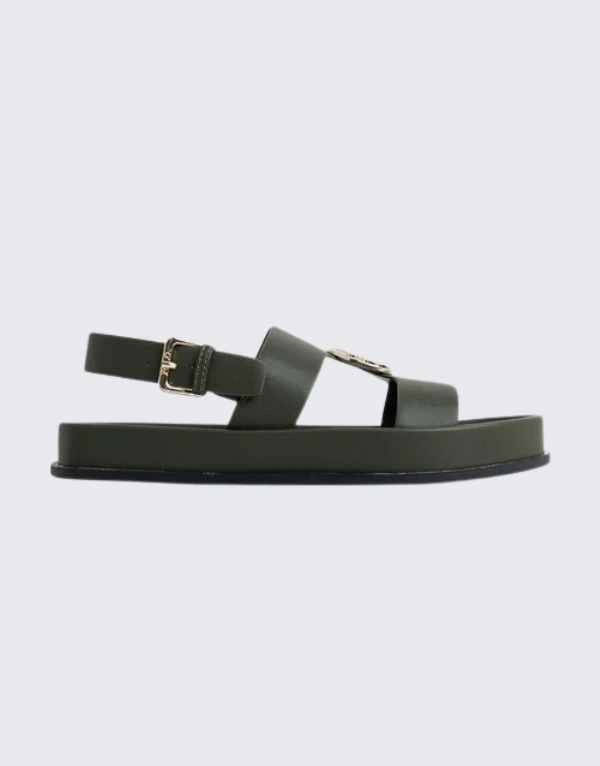 Polo Moulded Trim Sandal Green Women
