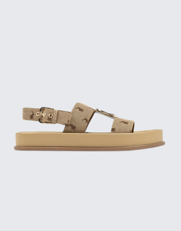 Polo Moulded Trim Sandal Stone Women