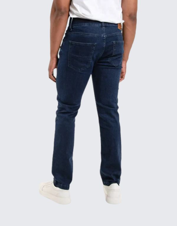 Polo Simon Straight Leg Jeans In Blue Black