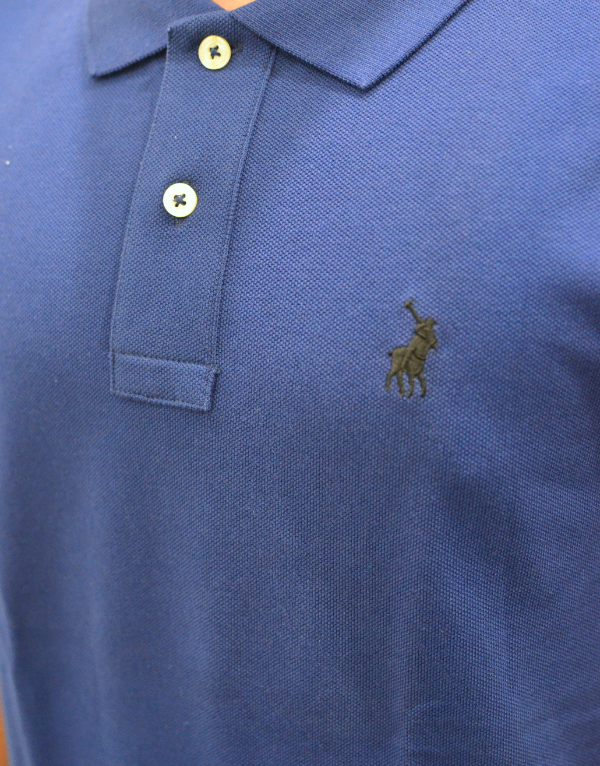 Polo Stretch Short Sleeve Golfer In Dark Men
