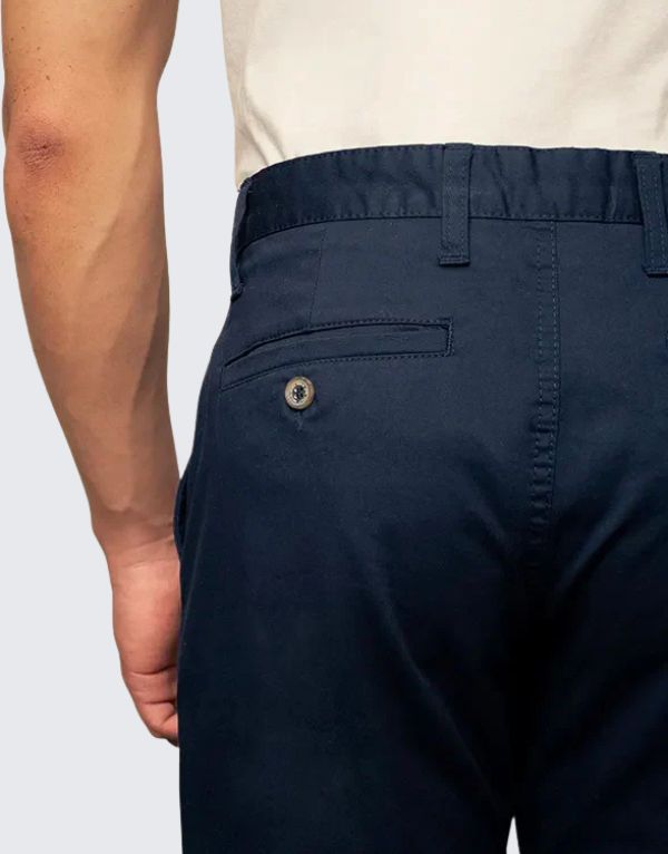 Polo Venice Slim Fit Chino Pants In Navy Men