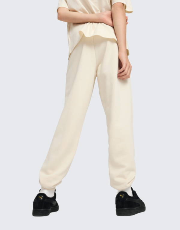 Puma Essentials Script Sweatpants In Alpine Snow Kids