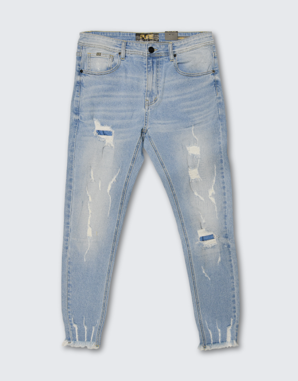 Pure Premium Alesso Crop Jeans Light Blue Men