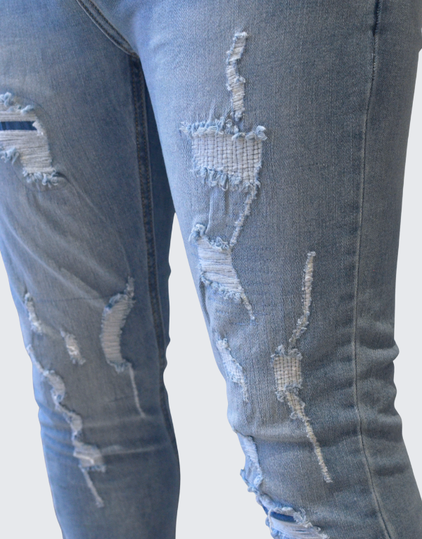 Pure Premium Alesso Crop Jeans Light Blue Men