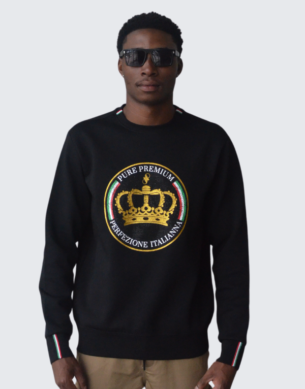 Pure Premium Arezzo Sweater In Black Mens