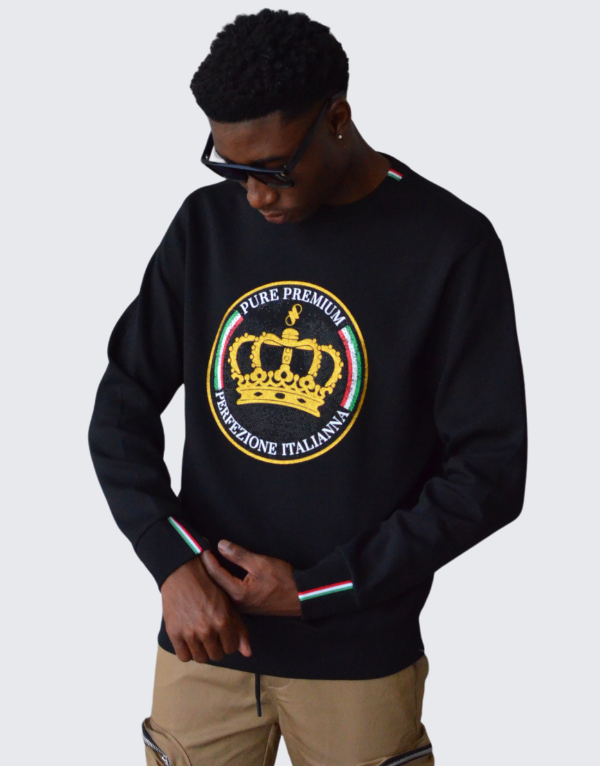 Pure Premium Arezzo Sweater In Black Mens