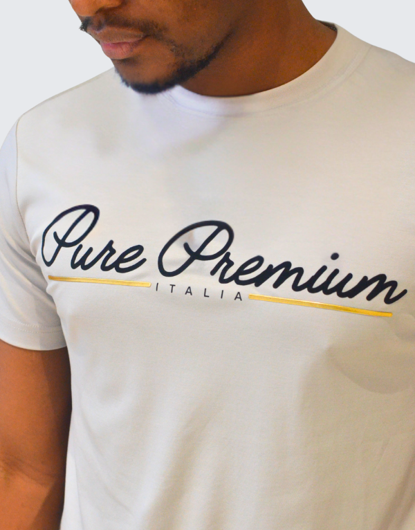 Pure Premium Caroza T-Shirt Light Grey Men