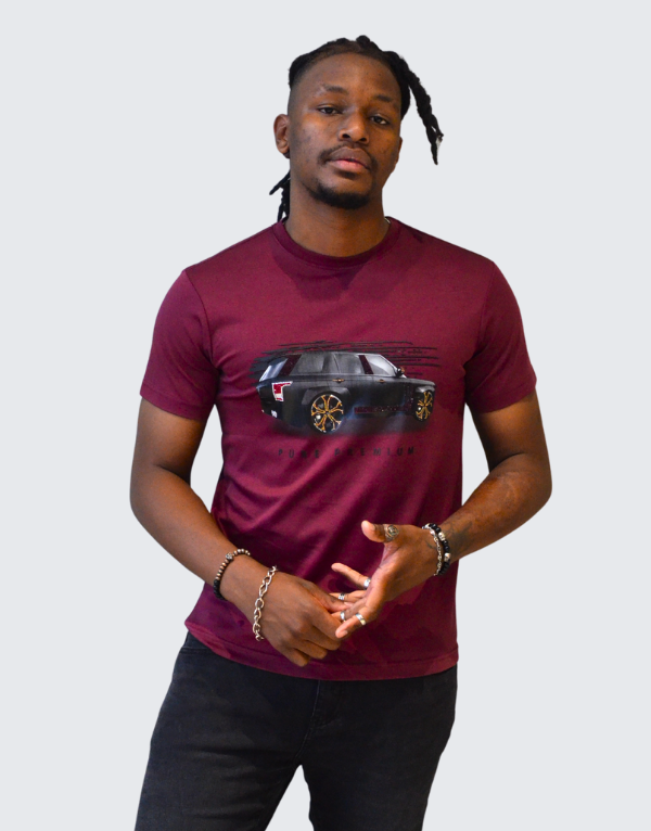 Pure Premium Carro R T-Shirt Burgundy Men