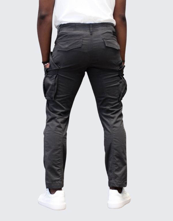 Pure Premium Clive Cargo Pants In Grey Men