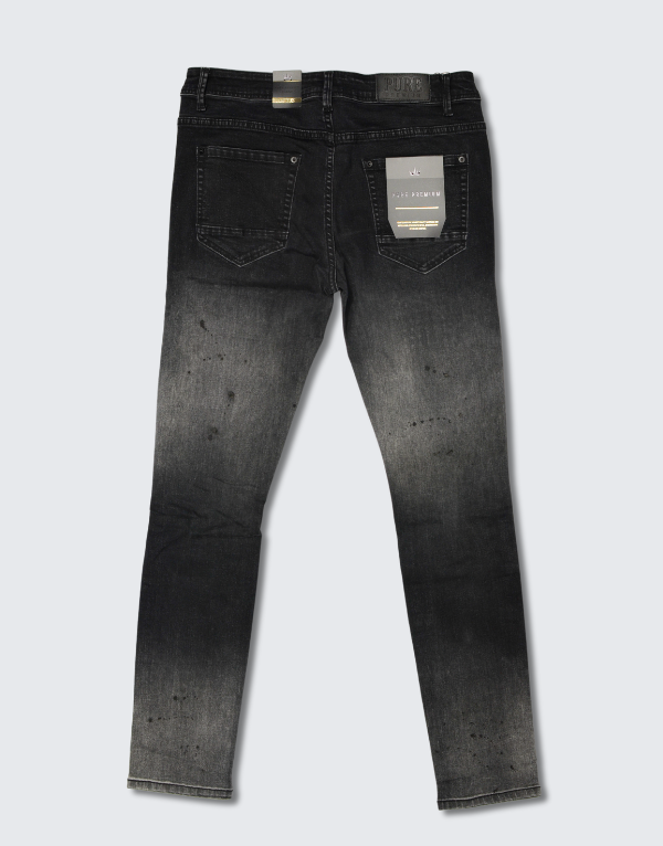 Pure Premium Diablo Skinny Jeans Black Men
