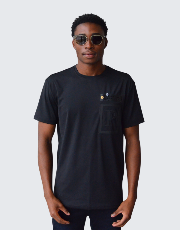 Pure Premium Gubio T-Shirt In Black Mens