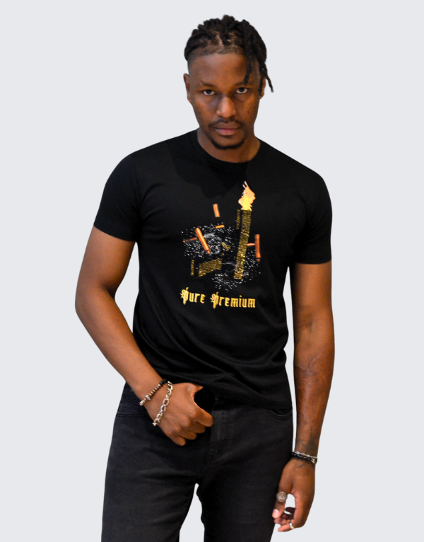 Pure Premium Gunt T-Shirt Black Men