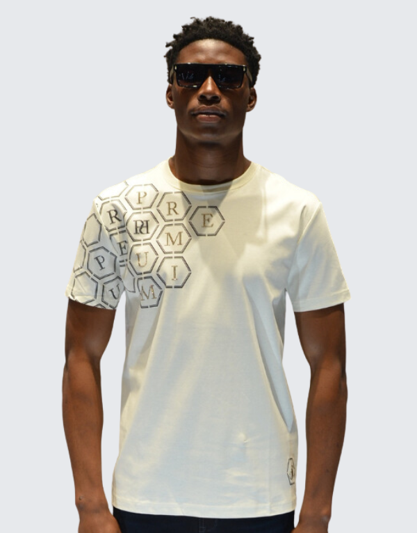 Pure Premium Hexx T-Shirt Cream Men