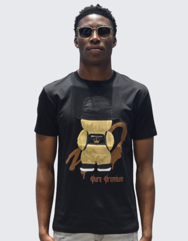 Pure Premium Orso T-Shirt Black Men