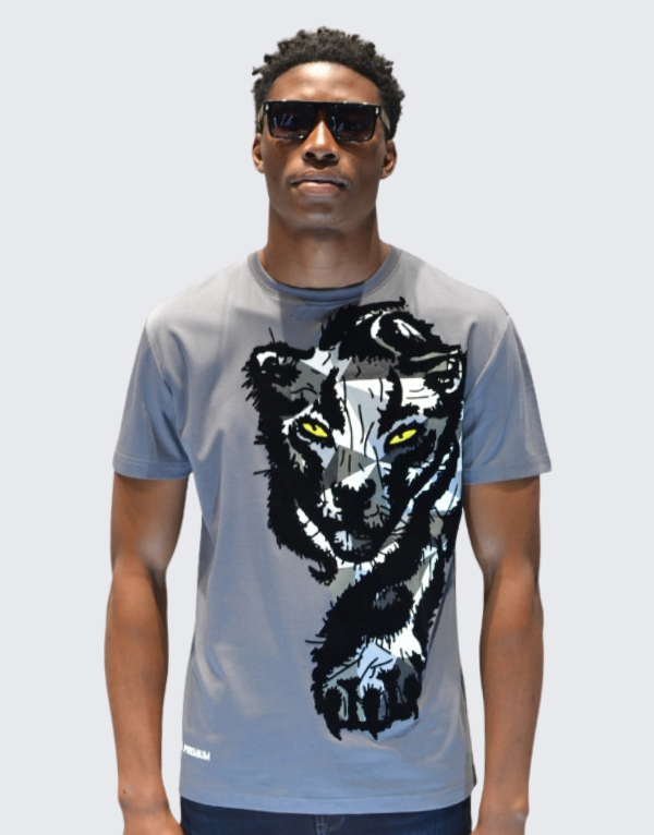 Pure Premium Pantera T-Shirt Grey Men