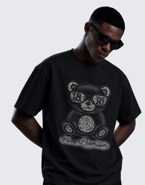 Pure Premium Roxa T-Shirt Black