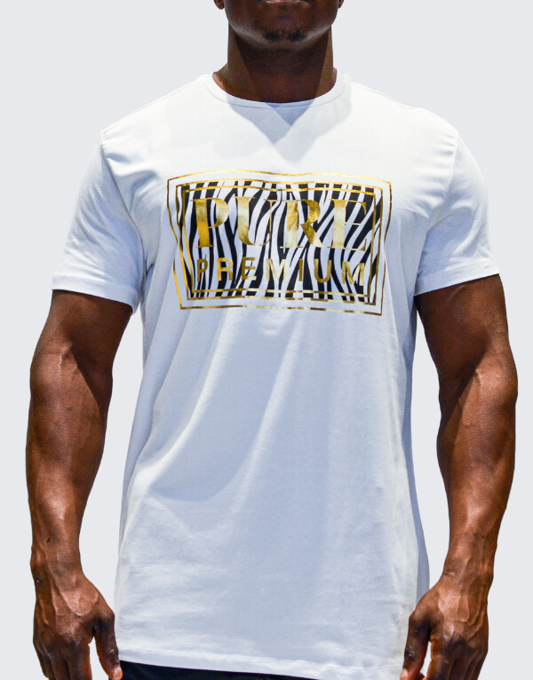 Pure Premium Sahara Short Sleeve T-Shirt White Men