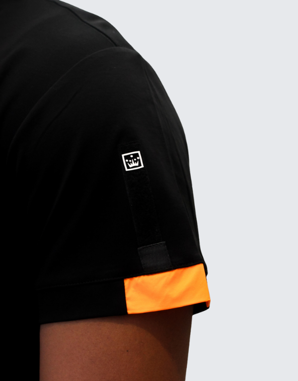 Pure Premium Sanguinetti T-Shirt In Black And Orange
