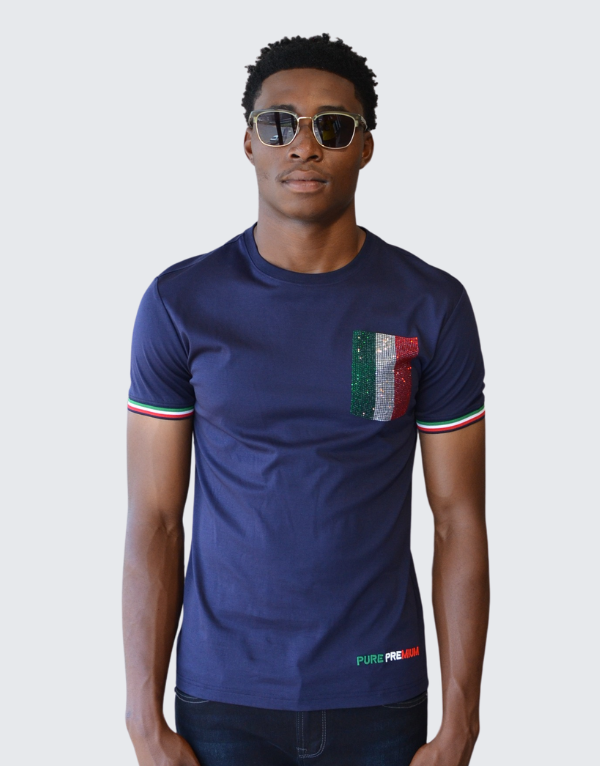 Pure Premium Sicily T-Shirt Navy