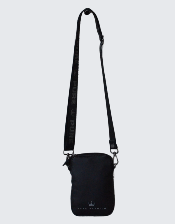 Pure Premium Small Man Bag In Black