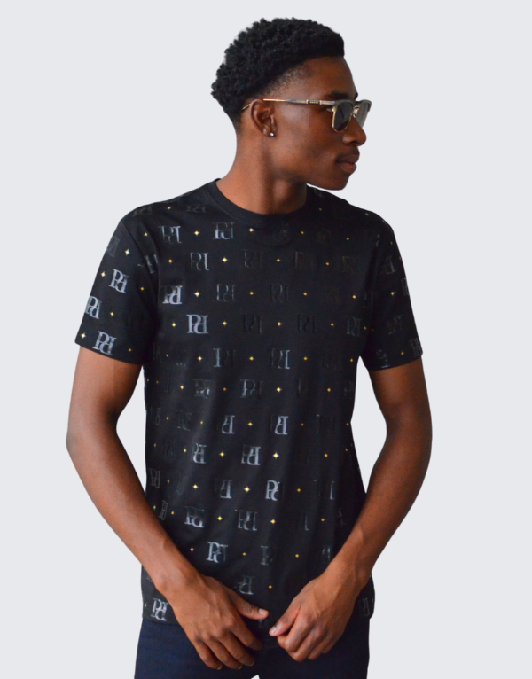 Pure Premium Spika T-Shirt In Black Mens