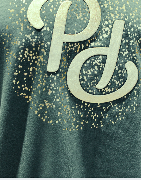 Pure Premium Splatters Short Sleeve T-Shirt Green Men