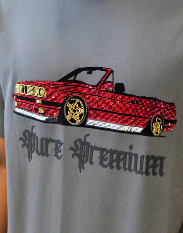 Pure Premium Stance Short Sleeve T-Shirt Grey Men