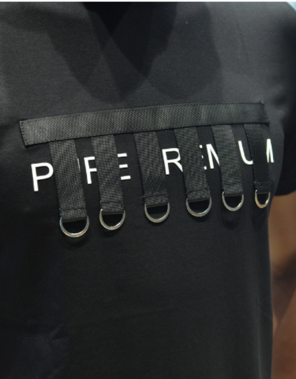 Pure Premium Strapin T-Shirt Black Men