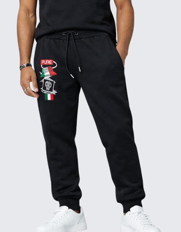 Pure Premium Taviani-Sp Sweatpants Black Men