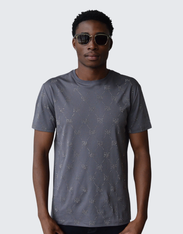 Pure Premium Vega T-Shirt In Grey Mens