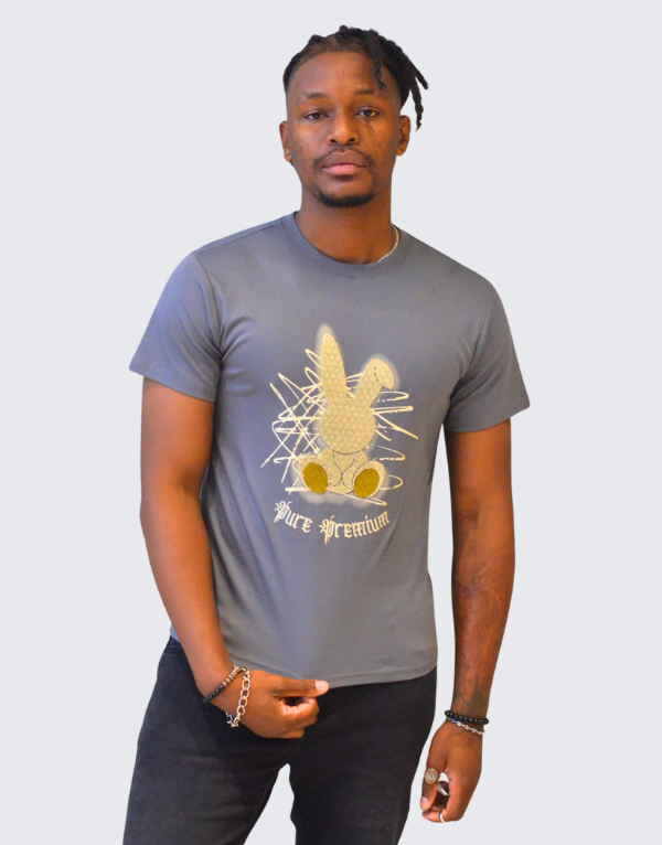 Pure Premium Veloce Short Sleeve T-Shirt Charcoal Men