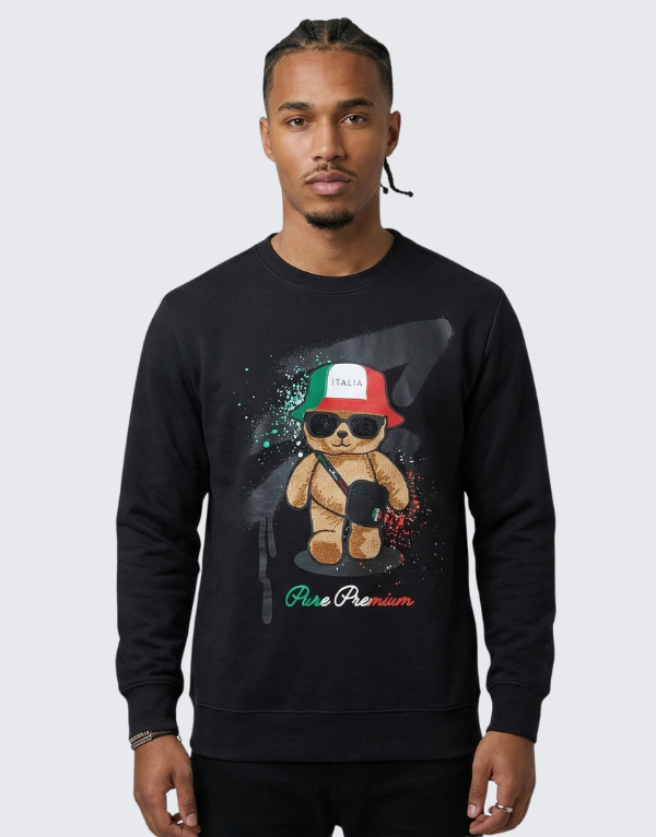 Pure Premium Vento Sweater Black Men