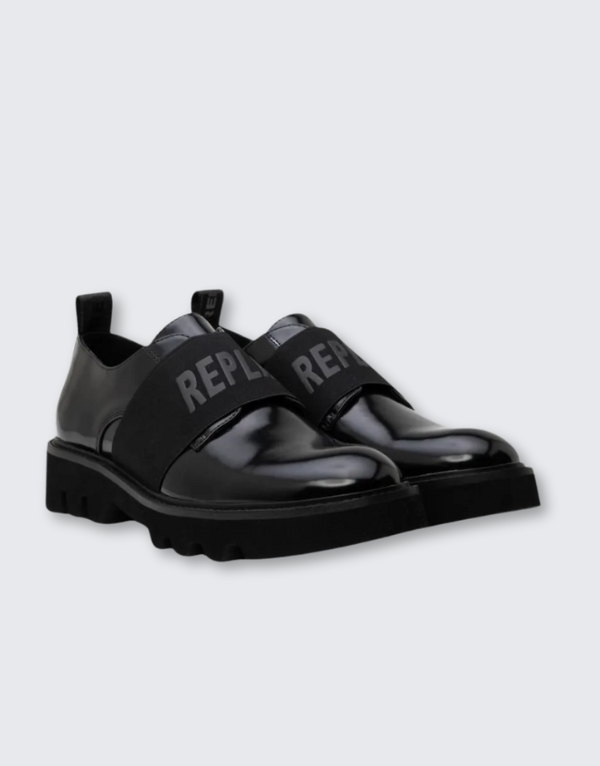 Replay Canver Brush Sneaker Black Men