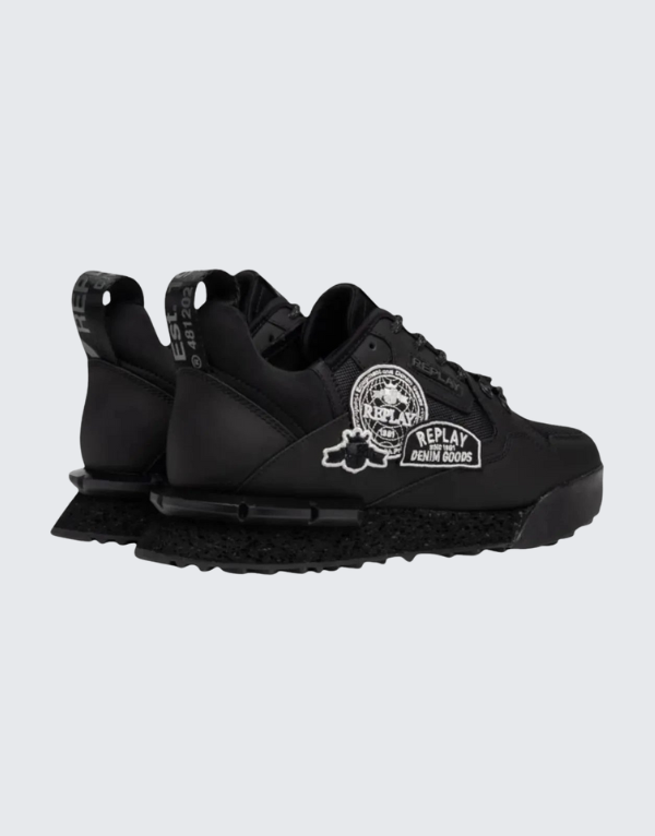 Replay Field Badges In Black For Men
