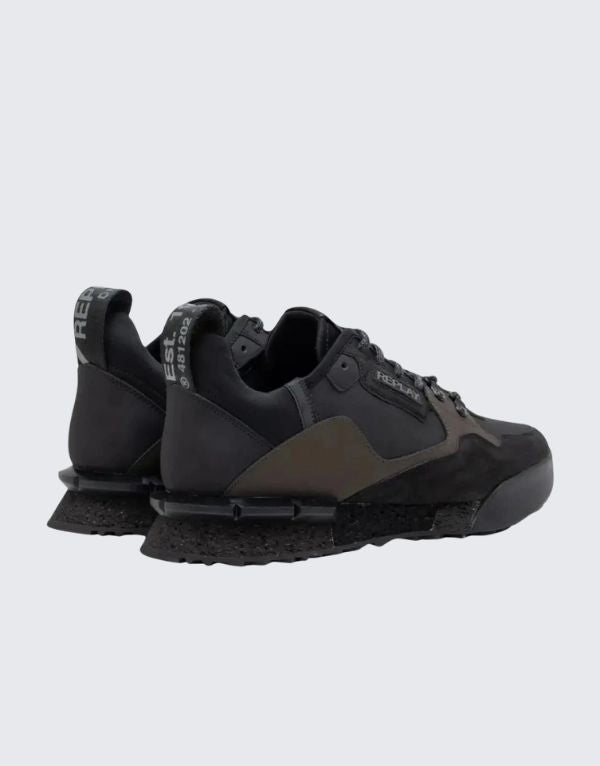 Here is the formatted version
Replay Field Speed Sneakers In Black Dark Grey Men