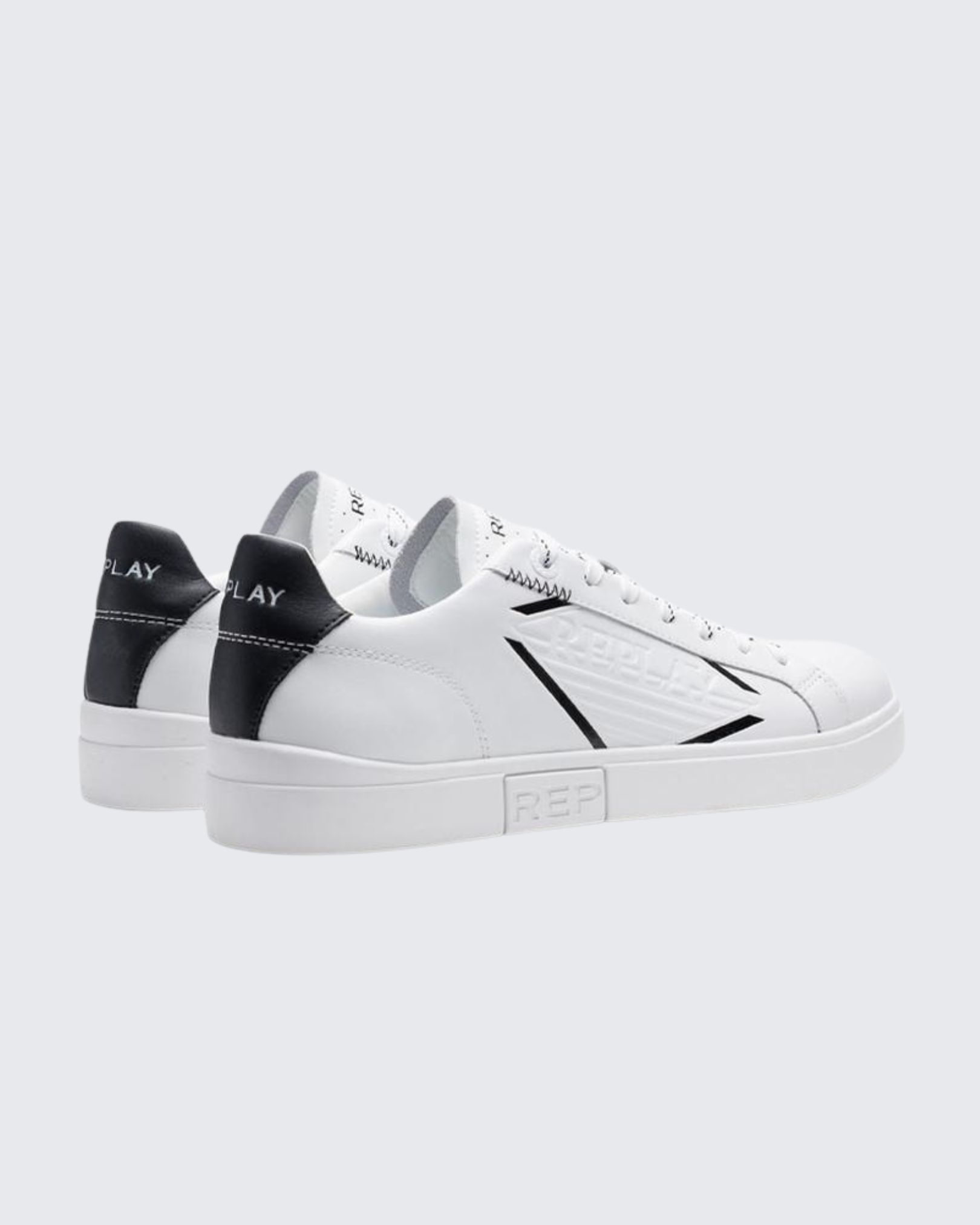Replay Polys Stamp White Black