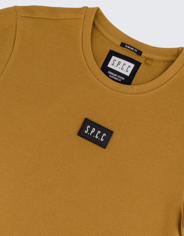 S.P.C.C Avery Short Sleeve T-Shirt In Mustard For Men
