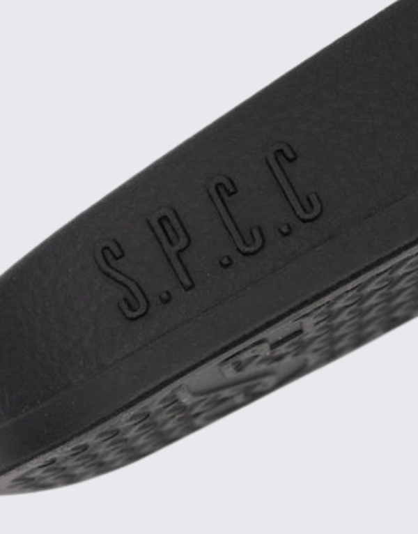 S.P.C.C Dermott Sliders In Black For Men