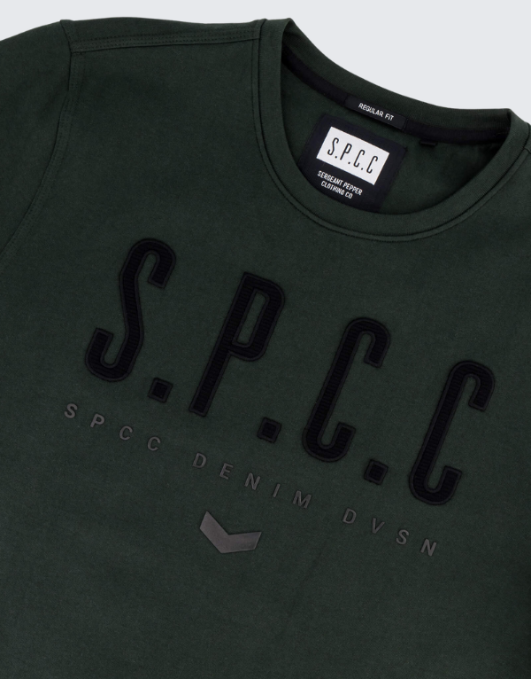 S.P.C.C. Linton Sweater In Dark Fatigue Men