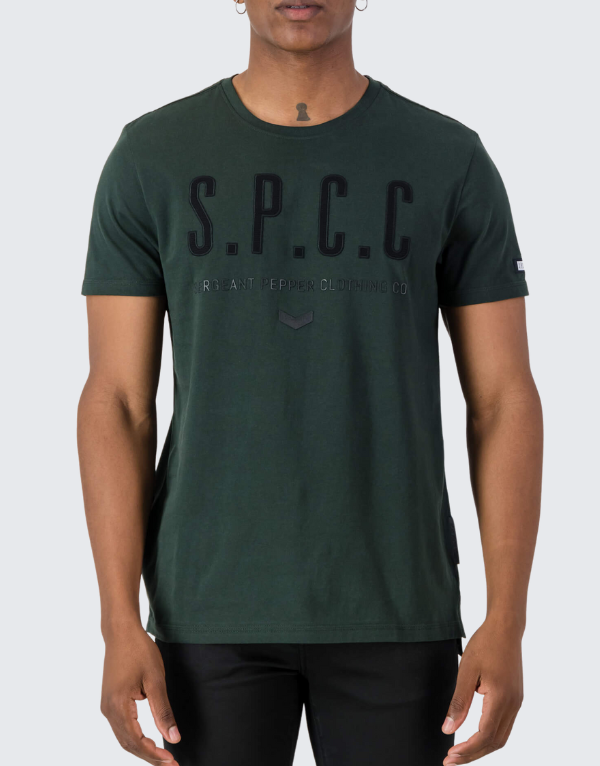S.P.C.C. Mack Short Sleeve T-Shirt In Dark Fatigue Mens