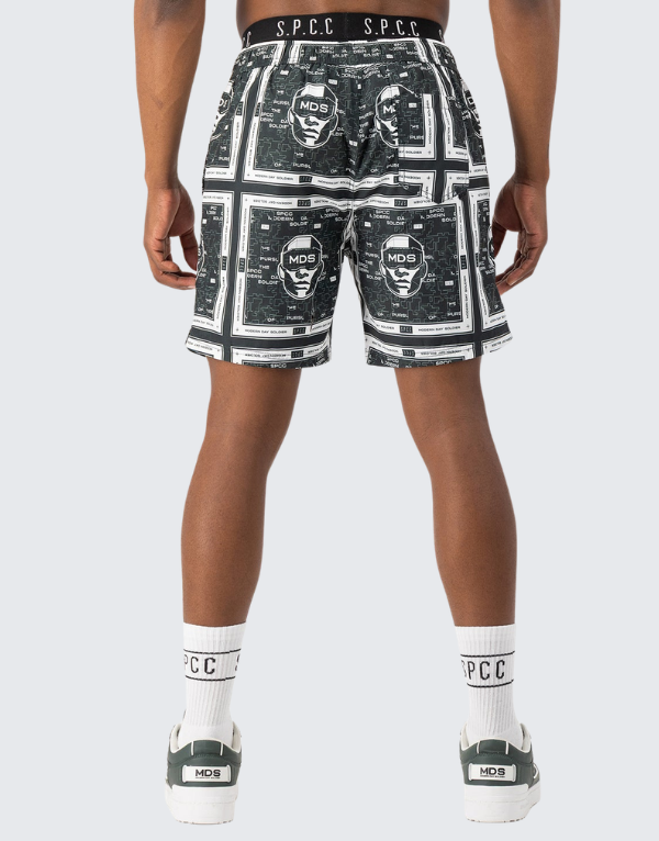 S.P.C.C. Mds Arlen Beach Shorts Dark Fatigue