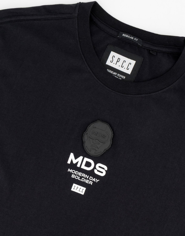 S.P.C.C Mds Aviator Short Sleeve T-Shirt In Black For Men